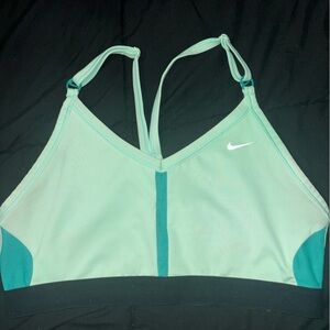Nike Women's Mint and Teal Sports Bra